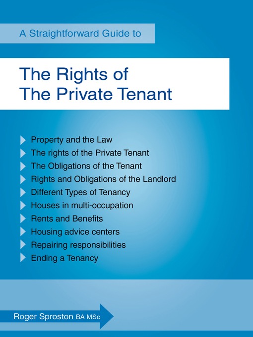 Cover image for The Rights of the Private Tenant